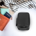 thumbnail image 4 of Cartera con cerradura para pasaporte y certificado, organizador de documentos seguro de color negro para guardar dinero, 4 of 8