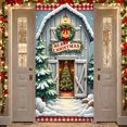 thumbnail image 2 of Decorative Christmas Banner Festive Theme Holiday Decoration Winter Scene Merry Christmas for Holiday Celebration Indoor Decoration Winter Party, 2 of 9