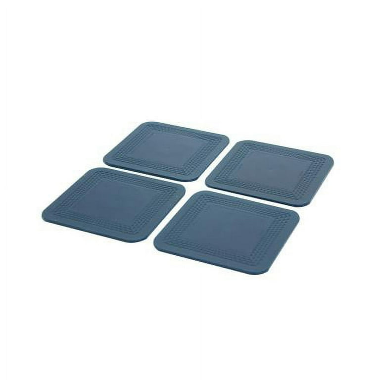 Dycem non-slip square coasters, set of 4, green Dycem non-slip square coasters, set of 4, green