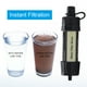 thumbnail image 3 of Emergency Water Purifier Filtration System Camp Water Filter Straw (Black) Ndcxsfigh Nuevos Originales, 3 of 8
