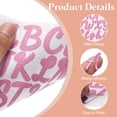 thumbnail image 3 of 608Pack 8Sheets Glitter Letter Stickers Self-Adhesive Alphabet Sticker Pink, 3 of 6