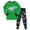 Green, variant on Linfrsh Boys Pajamas Size 10-12 Soft Pajamas for Boys Dinosaur Cotton Long Sleeve & Pants 2-Piece PJ Set Kid Sleepwear(Green,8-9 Years)