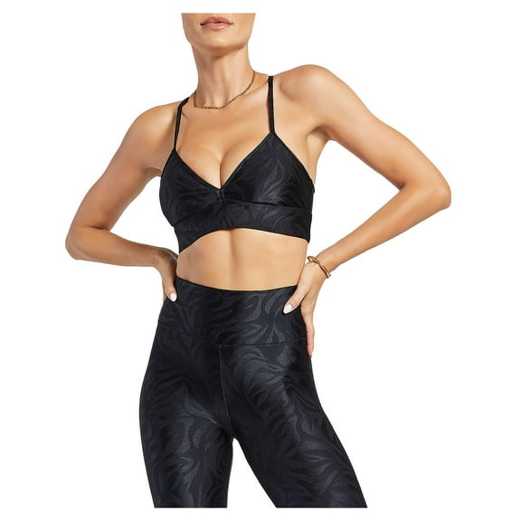 Koral Activewear Womens Era Foliage Racerback Activewear Sports Bra