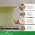 thumbnail image 4 of Planterist Cesta Organizadora Chica Tejida – Algodón Lavable, Plegable y Portable – Multiusos 19.5x17.5 cm para Almacenaje, Decoración y Ropa Sucia (Navojoa), 4 of 9
