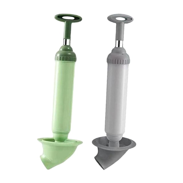2x Toilet Air Plunger High Pressure Drain Plunger for Sewer Dredging Macarena none