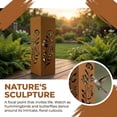 thumbnail image 4 of Rustic Pineapple Garden Column Custom Yard Columns Outdoor Metal Light Cover Sculpture Modern Statues Decor Outside Summer Art Walkway, 4 of 9