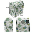 thumbnail image 4 of Entomology Stand Mixer Cover, Colorful Detailed Beetles on a White Background, Kitchen Appliance Organizer Bag Cover with Pockets, 5 Quarts, Hunter Green Mint Green, by Ambesonne, 4 of 4