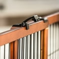 thumbnail image 6 of Carlson Pet Products, 41" - 70"L x 28"H Adjustable Freestanding Pet Gate, Premium Wood, Brown, 6 of 7