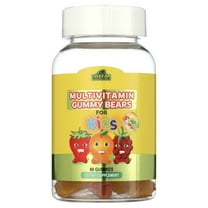 Multivitamin Gummy Bears for Kids by Alfa Vitamins with 13 essential nutrients including Vitamin C, vitamin D3, and vitamin B12 - 60 gummies
