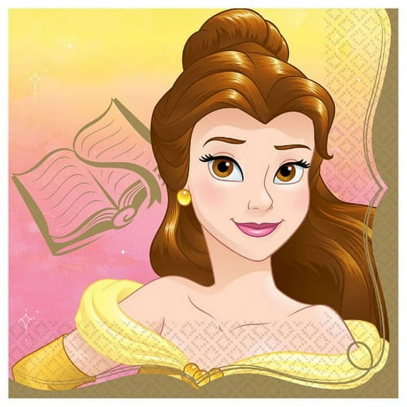Disney Princess 'once Upon a Time' Belle Lunch Napkins (16ct)