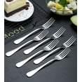 thumbnail image 4 of ReaNea Dinner Forks 6-Pieces Stainless Steel 8.17" Wedding Forks Silverware Set, 4 of 8