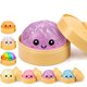 thumbnail image 1 of Juguete squishy de dumpling morado con glitter y sorpresa Binkahui, 1 of 9