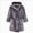 B03-Dark Gray, variant on Gibobby Toddler Boys Girls Flannel Bathrobes Kids Soft Hooded Sleepwear Cartoon Print Night-robe Kids Flannel Hooded Bathrobe Toddler Plush Robes With Belt Toddler Pajamas,Purple,Size 5-6T