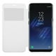 MyBat Folio Flip Cuir Housse de Téléphone pour Samsung Galaxy S8 Plus S8+, Blanc – image 2 sur 2