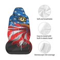 thumbnail image 4 of Yiaed Eagle Head With American Flag Print Car Seat Covers,Universal Auto Seats Protector Fits for Car,SUV Sedan,Truck,Automotive Seat Covers & Accessories, 4 of 5