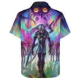 thumbnail image 4 of The Legend of Zelda Mens Hawaiian Shirt Short Sleeve Button Down Shirts Tropical Summer Beach Shirts, 4 of 7