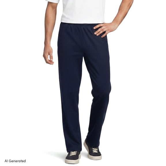 Lands' End Men's Big and Tall Jersey Knit Sweatpants