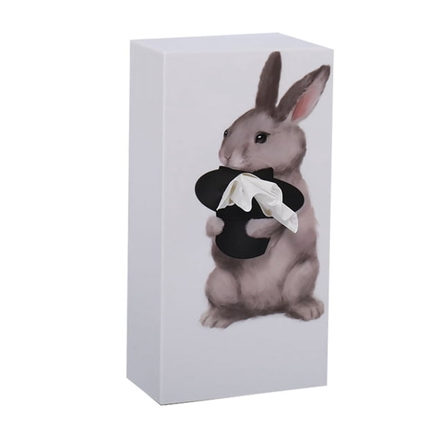 Cartoon Animal Tissue Box, Creatives Tissue Box Desktop Decoration Napkin Box, Bathroom Living Room Tissue B