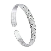 Women Jewelry 925 Silver Sterling Silver Bracelet Fashion Cuff Bangle Chain Bracelets Practical Processed Personalized Ideas Bracelet