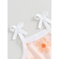 thumbnail image 5 of Bagilaanoe Newborn Baby Girls One-pieces Flower Print Sleeveless Jumpsuit 6M 12M 18M 24M 3T 4T Kids Romper Casual Clothing, 5 of 8
