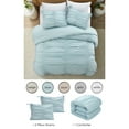 thumbnail image 2 of Grace Living Elyjah Polyester Comforter Set - Ruched Ruffle Pleated, Elegantly-styled, 2 of 5