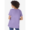 thumbnail image 2 of Woman Within Plus Size Perfect Short-Sleeve Keyhole Tee, 2 of 6