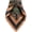Brown, variant on Silk Wild Rag 27 Inch Print Cowboy Neckerchief Large Mulberry Head Bandana Headband Cowgirl Accessory Scarf