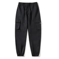 thumbnail image 5 of Men's Cargo Pants Casual Loose Fit Nylon Spandex Blend, Trousers Joggers, Elastic Waist Drawstring Straight Leg, Quick Dry Breathable Lightweight, Outdoor Hiking Workout Daily, 5 of 8