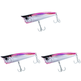 thumbnail image 1 of Señuelo Pesca Topwater Popper 90 Mm Y 15 G Con Anzuelo para Dulce Salada () Rosa, 1 of 4