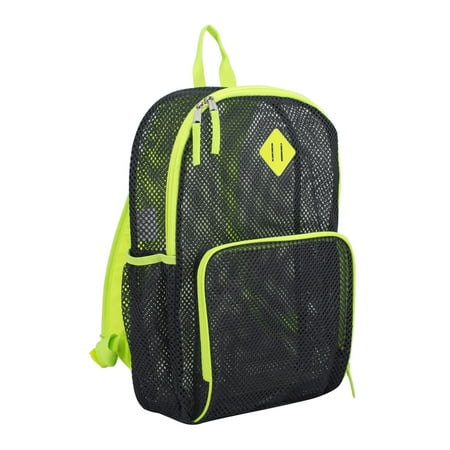 Eastsport Multi-Purpose Mesh Backpack with Front Pocket, Adjustable Straps and Lash
