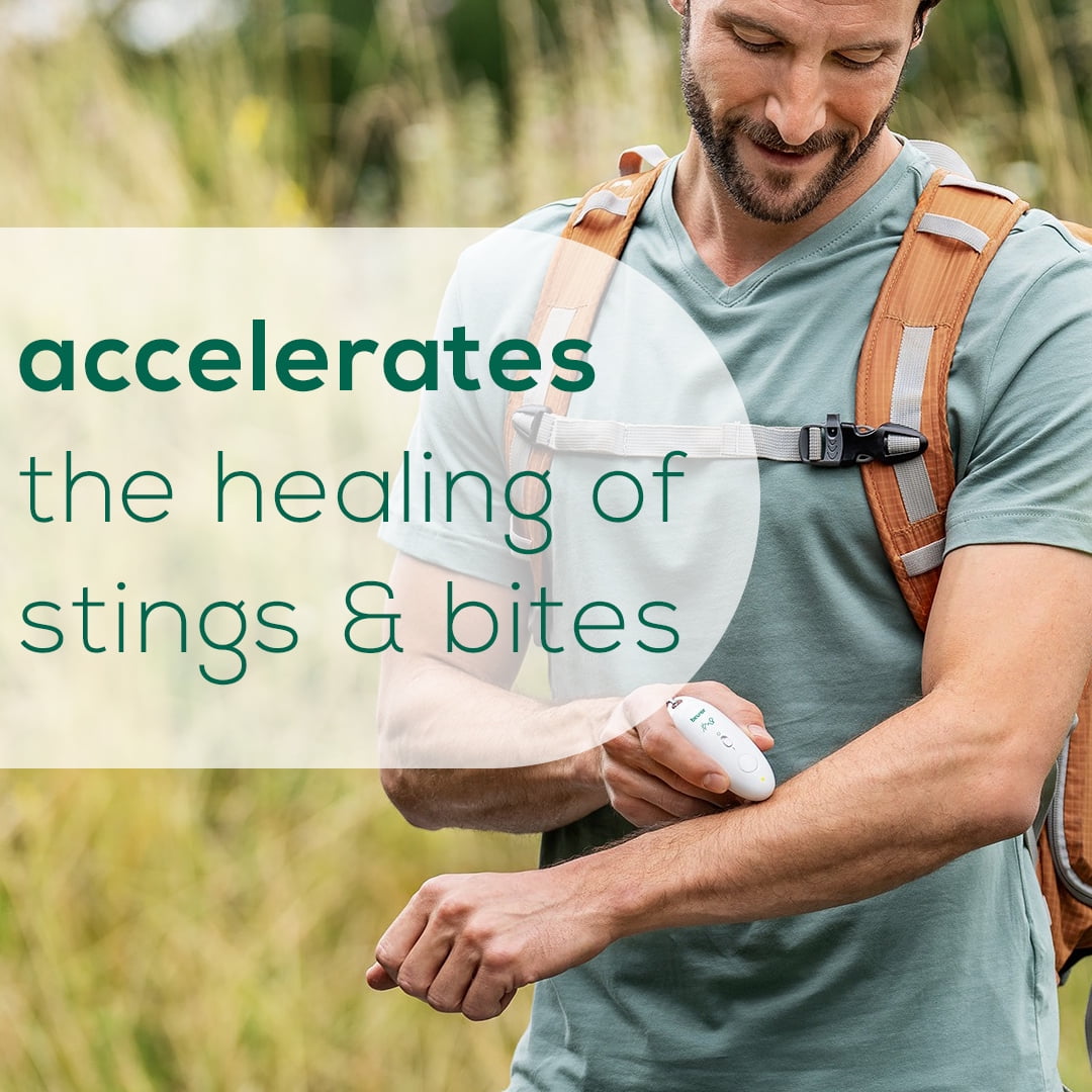 Beurer BR10 Insect Bite Relief Device with Clip, Natural Mosquito Bite Treatment
