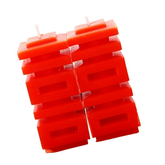 Toyvian Red Double Xi Candle for Wedding Chinese Style Wedding Decor