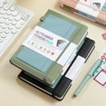 thumbnail image 2 of Undated Daily Planner for 2026, Planner Agenda Book, Daily Monthly Planner with 8 Creative Stickers, Simplified Schedule Notebook for Office Home, Journaling Notebooks, Start Anytime, A5 Size, Purple, 2 of 10