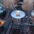 thumbnail image 3 of unbranded  Portable Pot Coffee for Camping Kettles Bucket Travel Silver, 3 of 8