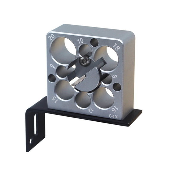 Wooden Round Rod Planer Woodworking Tools 8 Holes Dowel Maker Jig Kit 8-20mm Electric Drill Milling Device Adjustable