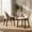Beige, variant on QinaQin 2PC Modern Fabric Upholstered Dining Chairs,Armless Kitchen Side Chairs with Curved Hollowed Backrest and Wood Legs,for Restaurant Cafe,Beige&hollowed