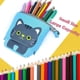 thumbnail image 2 of Lindoestuchedelápicesretráctilbolsadelápicesbolsadealmacenamientolonacolorcremalleraverticalpop-upportalápicesgato Zhivalor WRMH-1126-1, 2 of 4