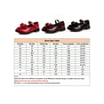 thumbnail image 2 of SIMANLAN Kids Girls Dress Shoes Ballet Flats Mary Jane Round Toe School Shoes(Little Kid/Big Kid) Wine Red 3Y, 2 of 8