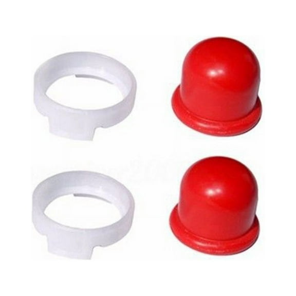 2pcs Red Carburetor Oil Primer Bulb Cup for Briggs & Stratton 694394 494408