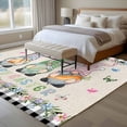thumbnail image 4 of 5'x8' Area Rugs, Easter Indoor Outdoor Area Rug for Living Room Bedroom, Vintage Farmhouse Gnomes Bunny Colorful Eggs Flower Washable Bathroom Rugs Kitchen Floor Carpet Mats Home Decor Aesthetic, 4 of 8