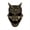Bronze, variant on Resin Oni Mask,Japanese Warrior Masks,Halloween Samurai Headgear Costume for Role-Play Party,Christmas,Masquerade
