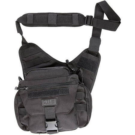 UPC: 0844802139205 | 5.11 Work Gear Push Pack  Utility Sling Bag for Responders  Black  1 SZ  Style 56037
