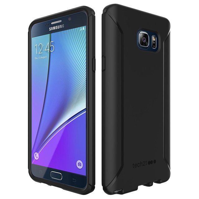 Tech21 Étui Tactique Anti-Choc Noir Mat EVO pour SAMSUNG GALAXY NOTE 5