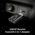 thumbnail image 5 of Transmitter Receiver 2 IN 1 Wireless Audio 3.5mm USB Aux Adapter USB 5.0 Bluetooths Receiver Adapter Audio Wireless Transmitter, 5 of 12