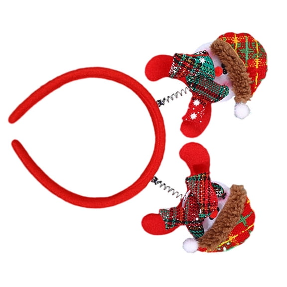 JZROCKER Festival 3D Christmas Santa/Bear Headband Christmas Accessory Holiday Head Wear