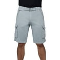 thumbnail image 5 of RAW X Mens Belted 12.5" Inseam Knee Length Cargo Shorts, Slate Grey, 42, 5 of 7