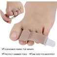 thumbnail image 2 of 10 Pcs Toe Bandages, Toe Straightener, Toe Splint, Toe Splints for Overlapping Toes, Broken, Overlapping, Curved Toe Clamps, 2 of 5