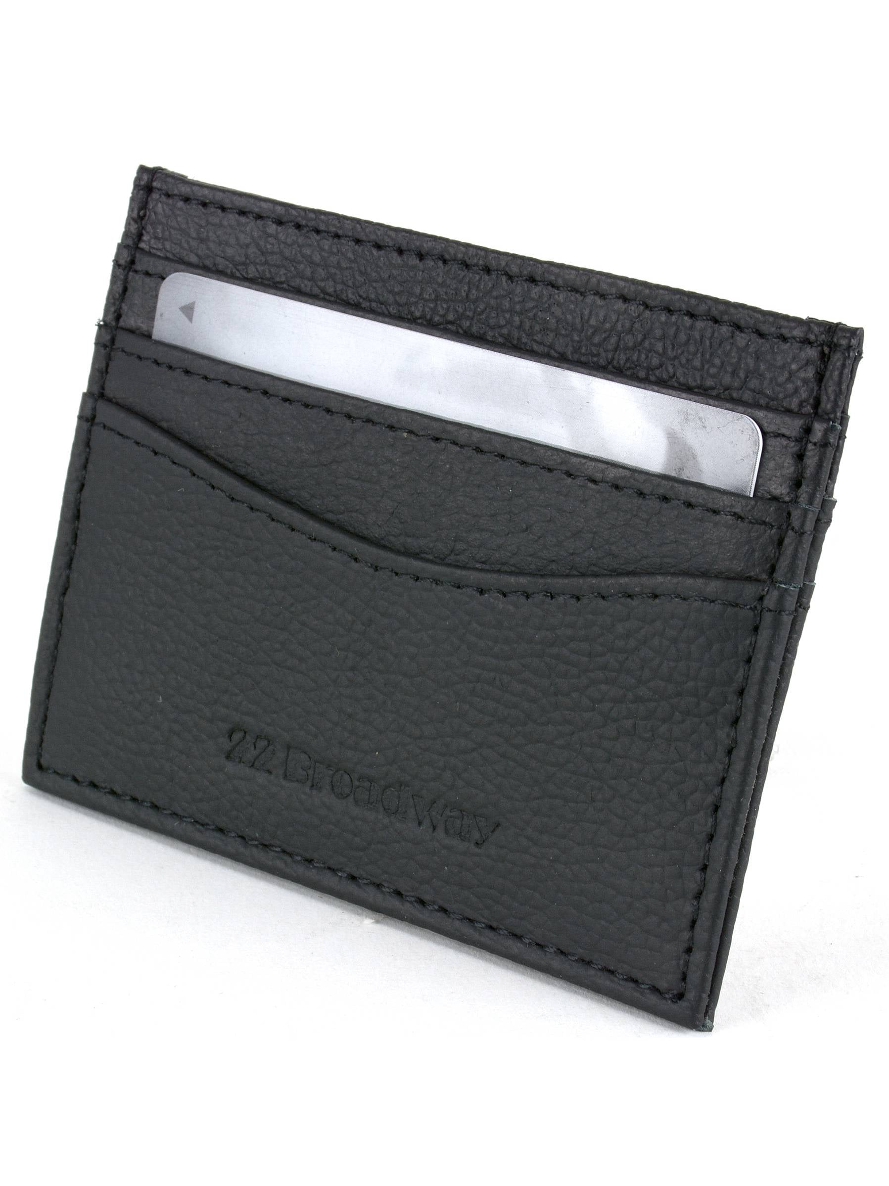 22 Broadway - Front Pocket Wallet Minimalist Card Case 7 Pocket for ...
