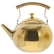 thumbnail image 5 of Stainless Steel Tea Kettle With Strainer For Home Use 2L Practical Golden Beverage Preparation 1Pcs, 5 of 5
