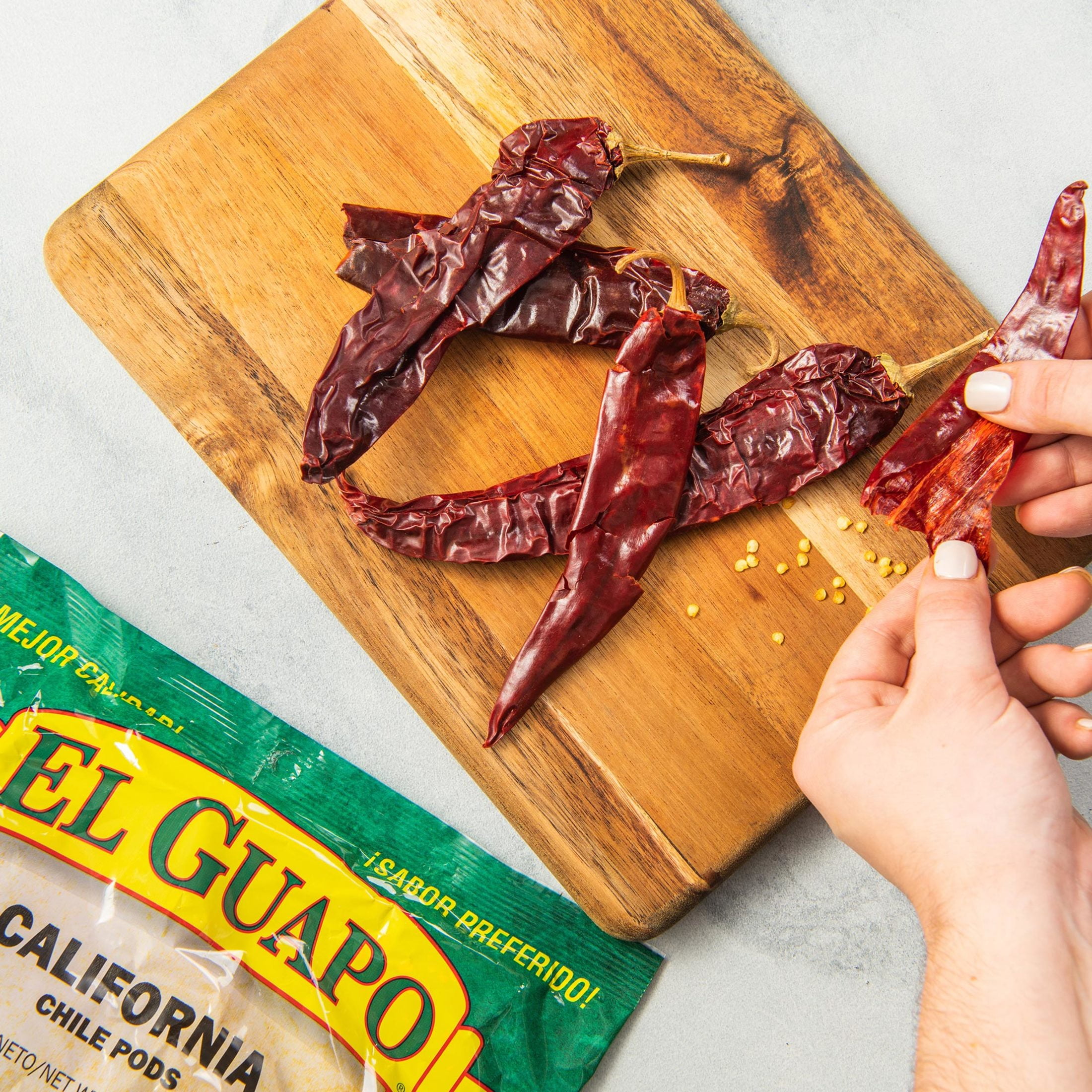 (3 pack) El Guapo Whole California Chili Pods, 2.5 oz Bag
